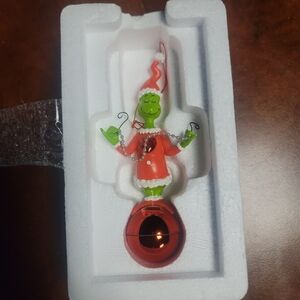 Dept 56 (2008) Grinch Christmas Light Up Ornament " His Heart Grew Two Sizes "